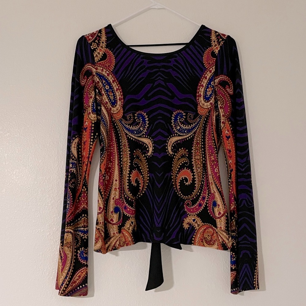 Venus Backless Tie Blouse